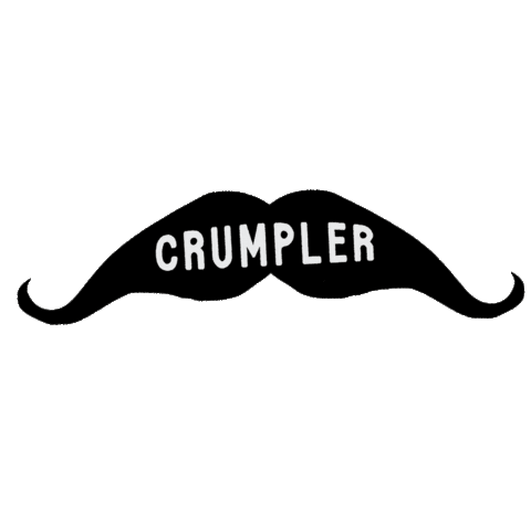 Moustache Sticker by CrumplerSG