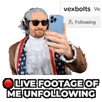 Unfollow Sticker