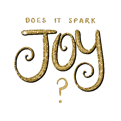 alotandacouple joy gold sparkle glitter Sticker