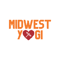 Yoga Wisconsin Sticker by Dfly