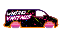 vantale bus van roadtrip road trip Sticker