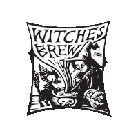 Halloween Witches Sticker by Leelanau Wine Cellars