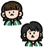 Sad Round 6 Sticker by Playbear520_TW