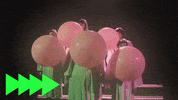 chewing gum bubbles GIF by Polyvinyl Records