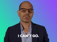 Kinda Cant Go GIF by GIPHY IRL