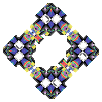 abstract art STICKER by John Fogarty