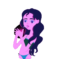 Mary Jane Summer Sticker