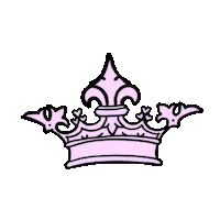 Pink Crown Sticker