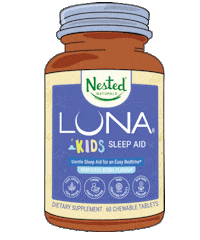 nestednaturals sleep bottle luna supplements Sticker