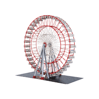 Ferris Wheel Brickman Sticker by Awesome Exhibition