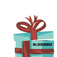 Dog Surprise Sticker by MrSCRUBBER