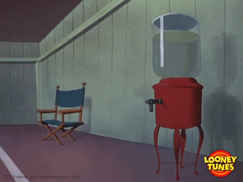 cat drinking GIF by Looney Tunes