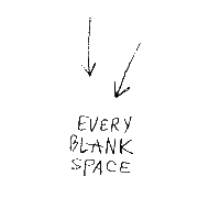 Everyblankspace Sticker