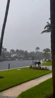 Thunderstorms Bring Lightning and Heavy Rain to Southeast Florida