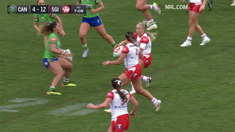 Womens Rugby League Nrl GIF by Canberra Raiders