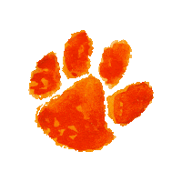 Clemson Football Sticker by Rebecca Powell