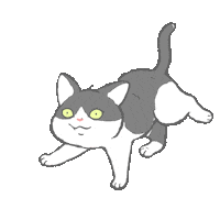 Cat Love Sticker by GORO