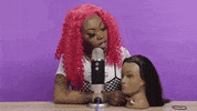 FuseMedia beauty hair mic wig GIF