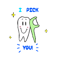 hopenwide smile teeth dental tooth Sticker