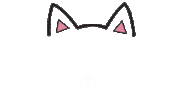 cat love Sticker