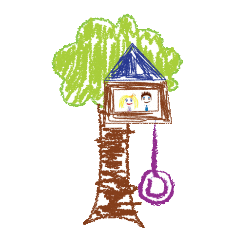annaandjackstreehouse children child treehouse daycare Sticker