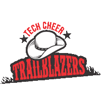 tumbletech trailblazers techcheer tech cheer tech cheer trailblazers Sticker