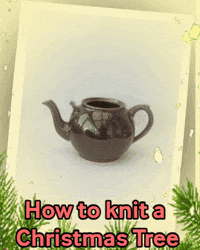Christmas Tree Knitting GIF by TeaCosyFolk
