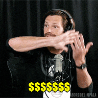 aborddelimpala money jared padalecki aborddelimpala GIF
