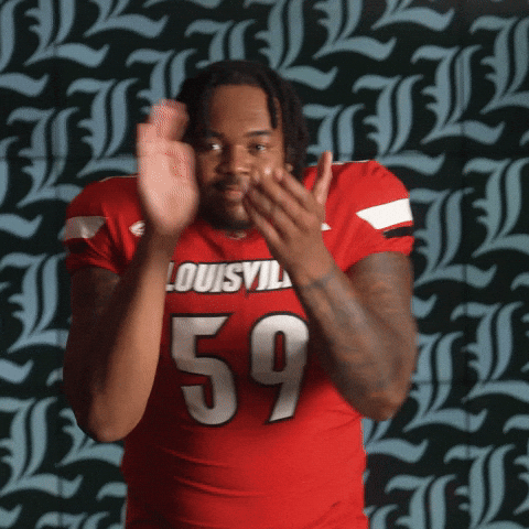 University Of Louisville Football GIF by Louisville Cardinals