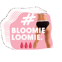 BloomieLoomie logo period menstruation regles Sticker