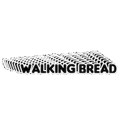 Walking Bread Sticker by Alex Boya