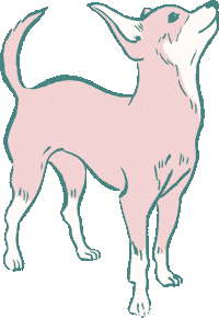 Spot Wagging Tail Sticker by Dog Spotted