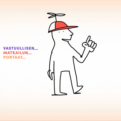 vastuullisenmatkailunportaat giphyupload tourism suomi big heart GIF
