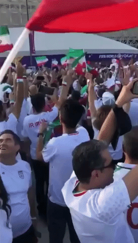 Iran Supporters Celebrate in Streets After Win