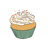 Party Baking Sticker by DilleKamille