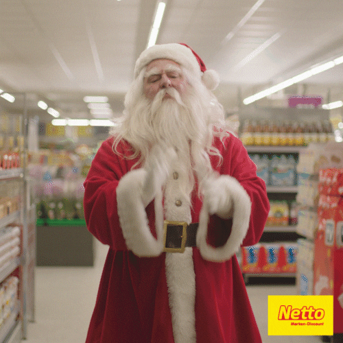 Santa Claus Christmas GIF by Netto Marken Discount