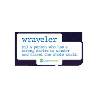 justwravel travel wanderlust traveler travelquote Sticker