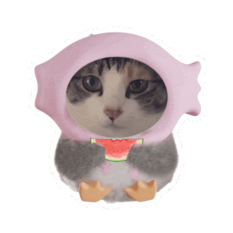 Cat Penguin Sticker