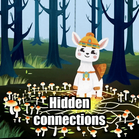 Wisdom Mycelium GIF by Llamaozi