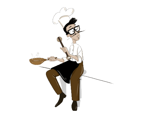 Party Cooking Sticker by Luchetti Store