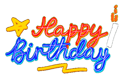 Happy Birthday Sticker