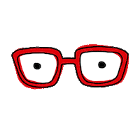 Looking Big Eyes Sticker
