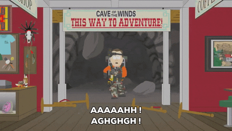 entrance running GIF by South Park 