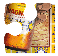 Quebra-Cabeça Magnífica Sticker by Cerveja Magnifica