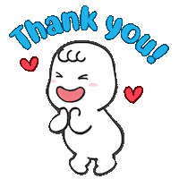 Thanks Sticker by Babyjoy