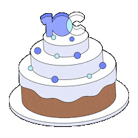 Happy Birthday Celebration Sticker by 10Clouds