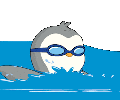 Soaking Hot Tub Sticker by Pudgy Penguins