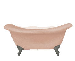 Soaking Tub Time Sticker