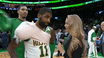 joking kyrie irving GIF by NBA