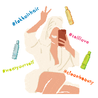 fekkaihair beauty aesthetic selfcare selflove Sticker